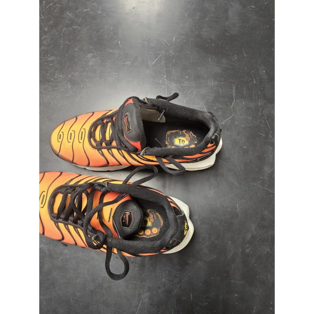 Nike Air Max Plus Sunset GS Boys Running Shoes BV7426-001 Kids Size 5 Y